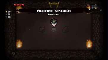 Nella foto: uno screenshot di gioco tratto da *The Binding of Isaac: Rebirth*.