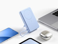 Il Magnetic Power Bank 10000 di Xiaomi (nella foto) con supporto incorporato sarà distribuito in tutto il mondo. (Fonte: Xiaomi)