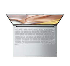 Lenovo Yoga Slim 7 Pro in Cloud Grey con un display in vetro. (Fonte immagine: Lenovo)