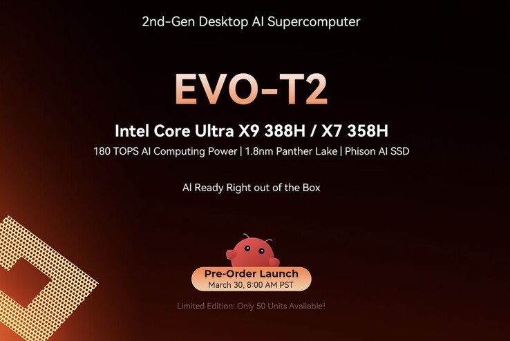 I preordini per il mini PC da gioco GMKtec Evo-T2 saranno aperti alla fine del mese.