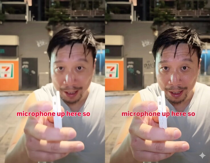 Il microfono si trova sopra lo schermo del telecomando.