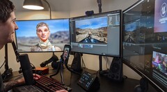 Un iPhone cattura le espressioni facciali in tempo reale, guidando l'animazione digitale dei personaggi all'interno di Unreal Engine utilizzando Live Link Face e MetaHuman Animator (Fonte immagine: Epic Games via blog Unreal Engine)