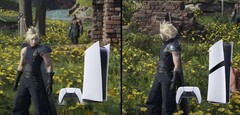 La PlayStation 5 Pro di Sony ha dimostrato alcuni seri miglioramenti rispetto alla PlayStation 5 di base in FF7 Rebirth. (Fonte: Sony, DF con modifiche)