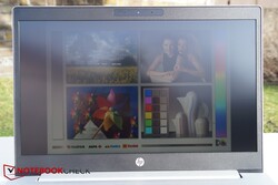Utilizzo del ProBook 450 G6 all'esterno sotto il sole