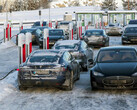 La Model S ha raggiunto il record di autonomia nei test invernali (immagine: Geir Olsen/Motor)