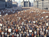 Numerosi attivisti ambientali arrestati in Serbia durante le proteste contro la costruzione di miniere di litio (fonte: DALL-E / AI)