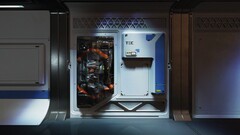 L'immagine trapelata di Starfield mostra un interno splendidamente illuminato (fonte: @SkullziTV)