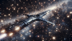 La propulsione antimateria dei veicoli spaziali potrebbe consentire i viaggi interstellari entro la vita dell'uomo, rivela un nuovo studio (Fonte: DALL-E 3)