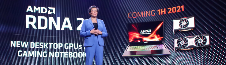 La serie Radeon RX 6600 potrebbe aver fatto la più breve delle apparizioni al CES 2021. (Fonte immagine: AMD)
