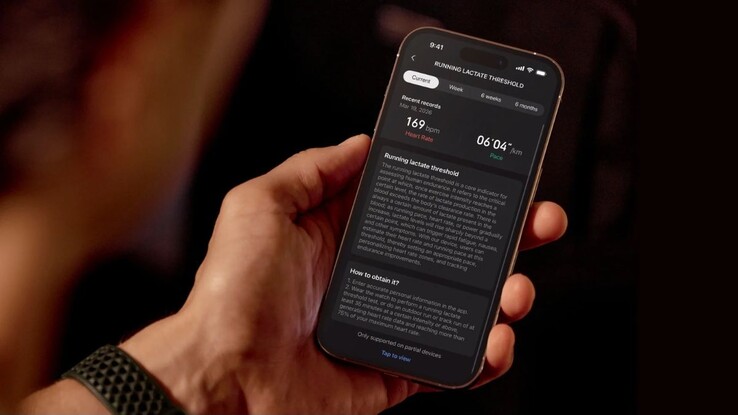 La funzione di misurazione della soglia del lattato di Amazfit