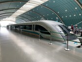 Gli attuali treni a levitazione magnetica in servizio commerciale, come il treno di Shanghai qui raffigurato, raggiungono velocità massime comprese tra 186 e 268 mph.