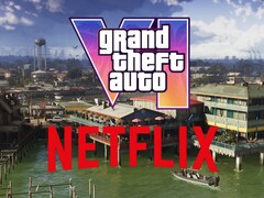 Banner relativo all’anteprima estesa di GTA 6 su Netflix, mostrata con Grassrivers