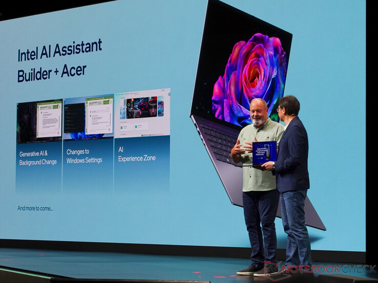 Intel Panther Lake è dotato di una NPU più potente che consente un maggior numero di casi di utilizzo dell'AI. (Fonte: Notebookcheck)