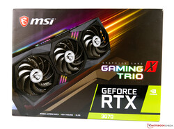 Recensione della scheda grafica MSI GeForce RTX 3070 Gaming X Trio - Fornita da MSI Germany