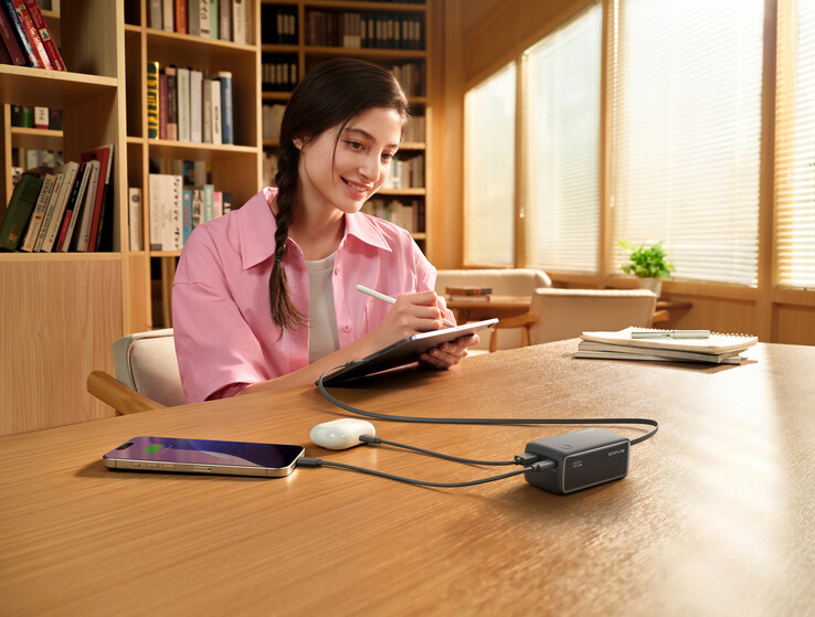 Il power bank Rapid (10K, 45 W) offre un totale di tre porte di uscita