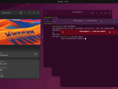 Schermata del desktop di Ubuntu 25.10 "Questing Quokka" che mostra i cambiamenti di GNOME 49 (Fonte: Canonical)