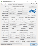 GPU-Z Intel UHD Graphics 620