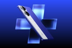 iQOO Neo9S Pro+ con custodia in pelle vegana di colore Buff Blue (Fonte: iQOO)