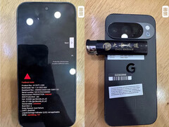 Il Google Pixel 10 mostrato qui è un prototipo e non un&#039;unità di vendita al dettaglio. (Fonte: Goofish)