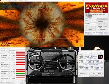 Stress test con Furmark (PT 110%)