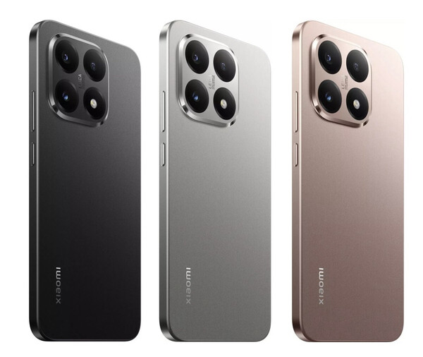 Lo Xiaomi 15T nei tre colori di lancio che si vocifera. (Fonte immagine: via Roland Quandt)
