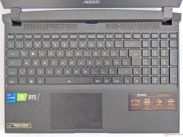 Aorus 15P YD - Dispositivi di input