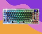 La tastiera meccanica Asus ROG NightMagic Extreme Special Edition presenta un guscio e dei keycaps completamente trasparenti. (Fonte immagine: Asus, Unsplash, modificato)