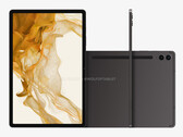 Il Galaxy Tab S9 FE Plus dovrebbe essere lanciato nel corso dell'anno con un display da 12,4 pollici. (Fonte: @OnLeaks &amp; WolfofTablet)