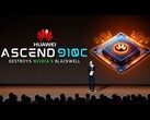 La presentazione del chip AI di Huawei Ascend 910C include una frecciatina a Nvidia. (Fonte: Huawei)