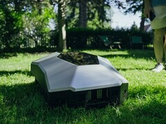 Il robot tagliaerba Lawna utilizza la tecnologia AI visiva anziché il tradizionale filo di confine. (Fonte: Lawna)