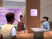 Microsoft Teams Immersive Events consente di organizzare riunioni VR con avatar 3D assenti nella parte inferiore del corpo. (Fonte: Microsoft)