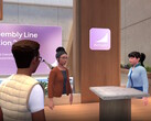 Microsoft Teams Immersive Events consente di organizzare riunioni VR con avatar 3D assenti nella parte inferiore del corpo. (Fonte: Microsoft)