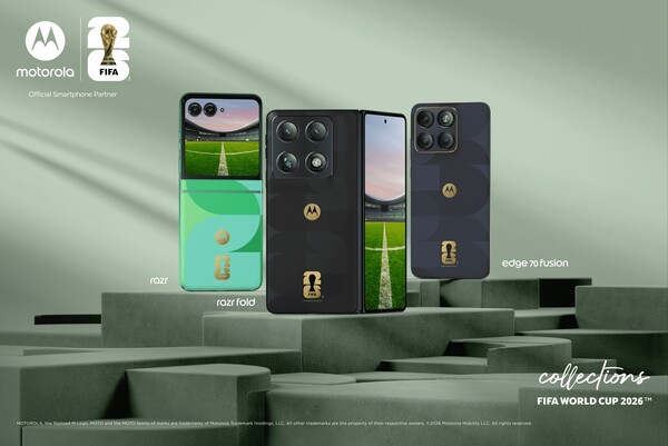 La Collezione Motorola FIFA World Cup 26 include versioni speciali di Razr 2025, Razr Fold e Edge 70 Fusion.