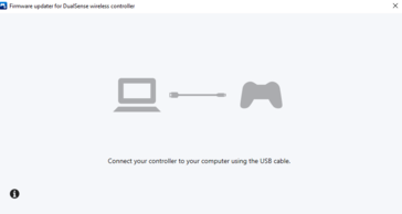 Aggiornatore di firmware per DualSense