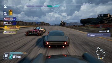 Nella foto: uno screenshot del gameplay di Screamer.