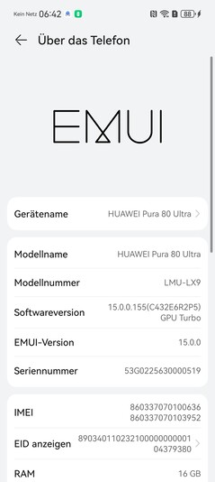 Huawei Pura 80 Ultra: Informazioni sul telefono