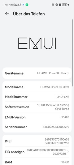 Huawei Pura 80 Ultra: Informazioni sul telefono