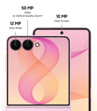 Dettagli sulla fotocamera dello Z Flip8