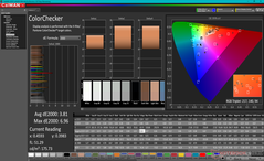 ColorChecker prima della calibrazione