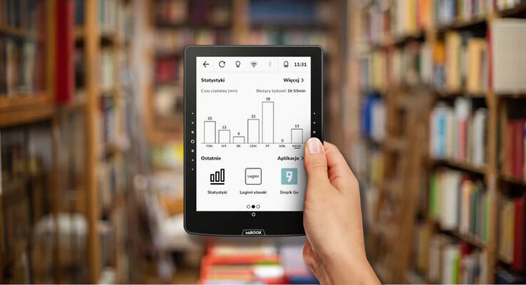 È possibile visualizzare le statistiche. (Fonte immagine: Inkbook)