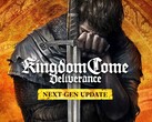 L'immagine promozionale dell'aggiornamento next-gen di Kingdom Come: Deliverance, aggiornamento next-gen, che mostra Henry che impugna una spada.