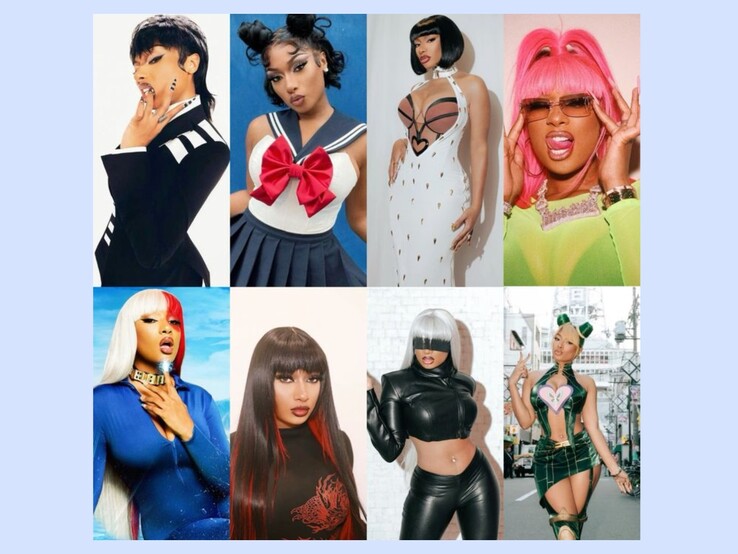 Solo alcuni degli abiti cosplay di Megan Thee Stallion.