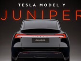 Immagine del concept del Modello Y Juniper con barra luminosa posteriore (Fonte: DominicBRNKMN/X)