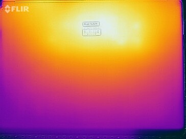 Temperature di superficie durante lo stress test (lato inferiore)