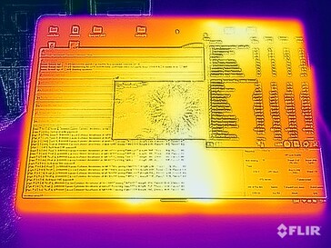 Test di sollecitazione delle temperature di superficie (parte anteriore)