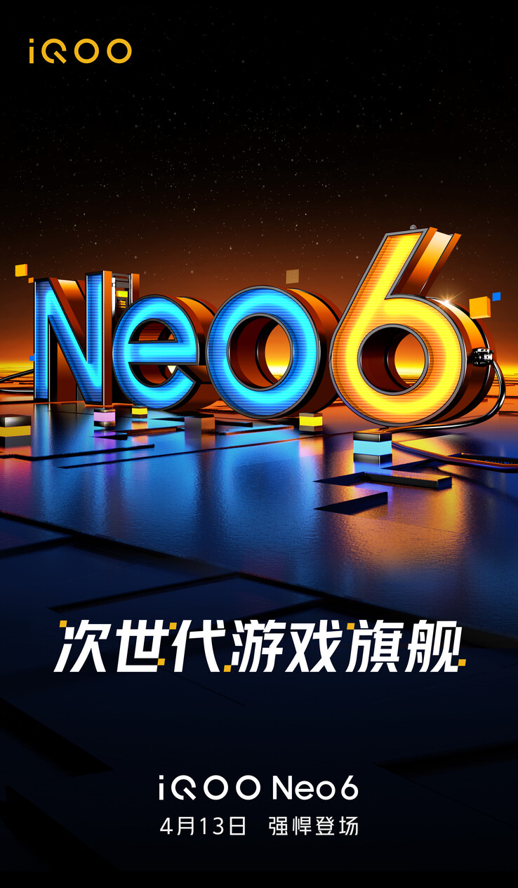 iQOO annuncia un lancio per il Neo6...