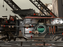 In FAR: Lone Sails, i giocatori devono guidare il loro personaggio attraverso un fondale marino prosciugato, utilizzando una particolare nave a vela. (Fonte: Steam)