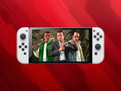 Il porting di GTA 5 mostrato su una console Switch OLED