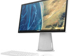 Il Chromebase 21,5 pollici All-in-One Desktop può ruotare di 90°. (Fonte immagine: HP)