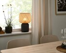 La lampada altoparlante IKEA SYMFONISK con Wi-Fi ha un nuovo paralume in bambù. (Fonte: IKEA)